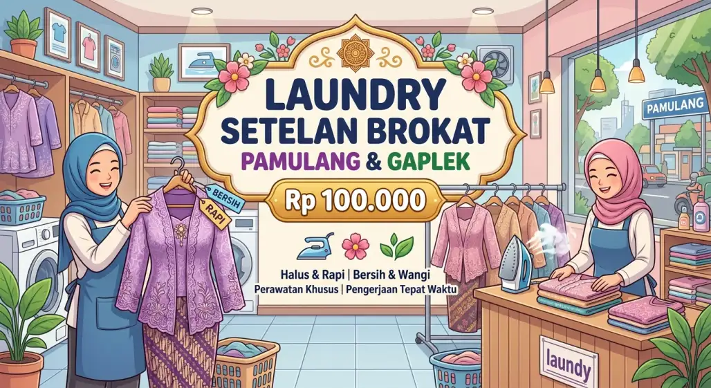 Setelan Brokat