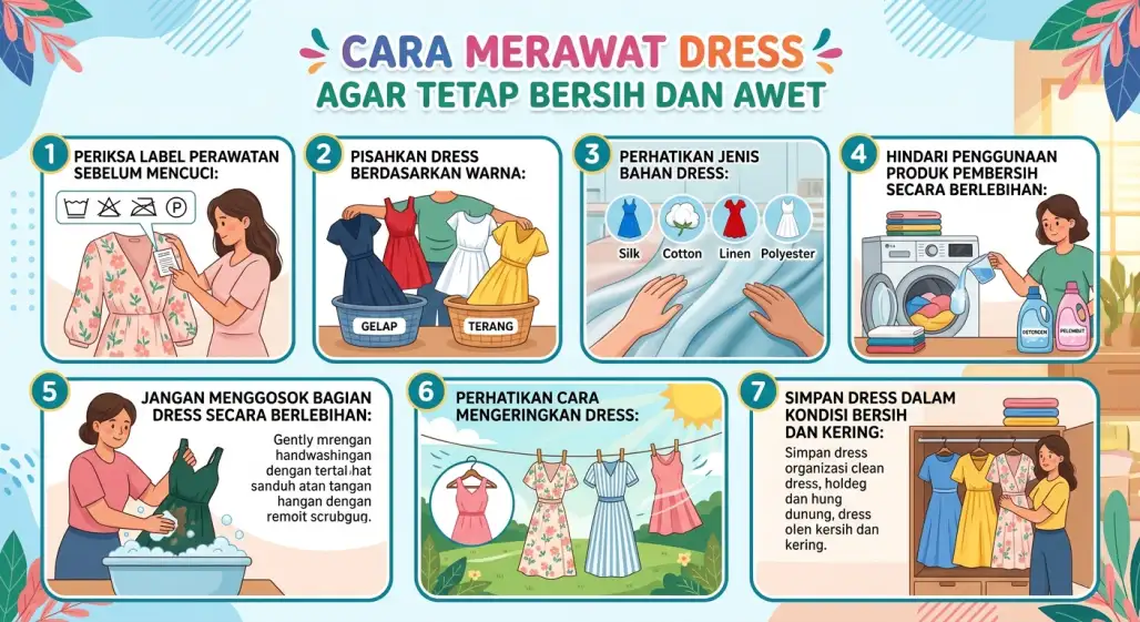 Cara Merawat Dress agar Tetap Bersih dan Tidak Mudah Rusak